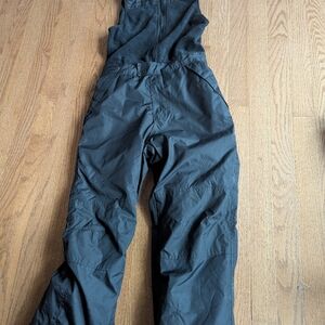 Black Kids Snow Bib Overalls